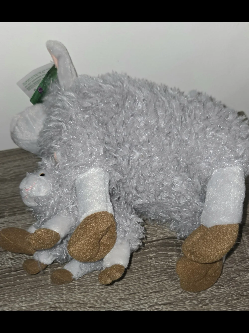 KOHLS CARES Gray Sheep Lamb Ewe Mom Baby Plush 12